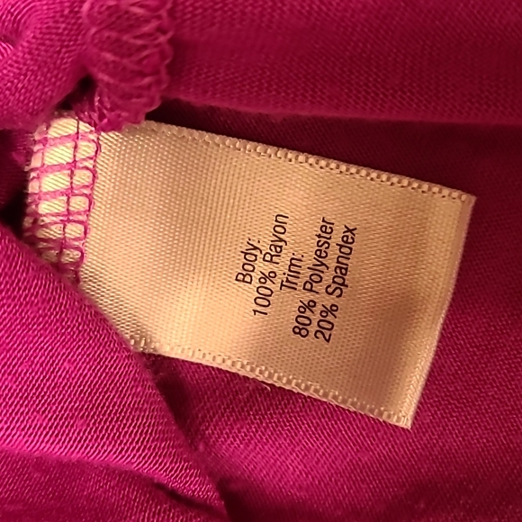 Jennifer Lopez Women's Pink Tank Top, Purple/Pink Mesh on bottom & top back - Picture 4 of 6